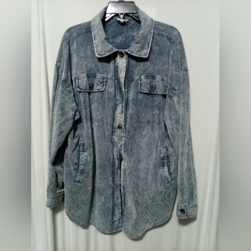 BiBi Blue Denim Color SHACKET